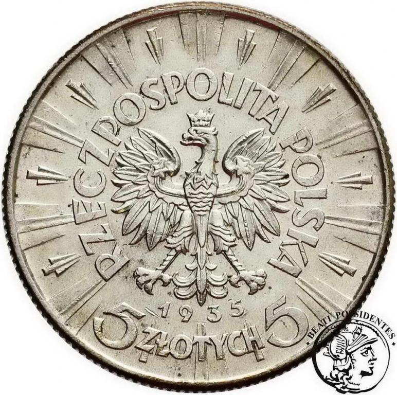 Polska II RP 5 złotych 1935 Piłsudski st. 1