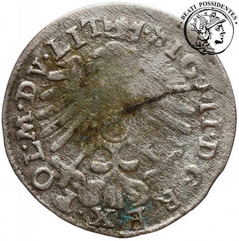 Polska Zygmunt III Waza grosz 1608 st. 3-