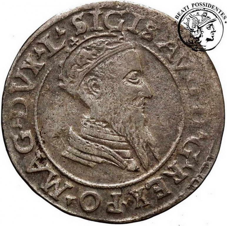 Polska Zygmunt II August czworak 1569 st. 3