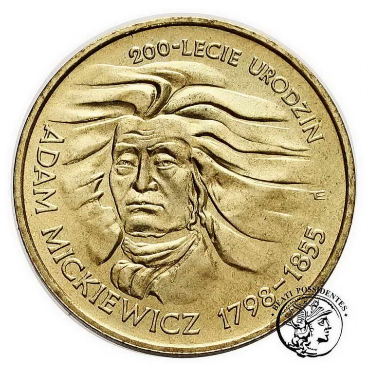 Polska 2 zł 1998 Adam Mickiewicz st. 1-