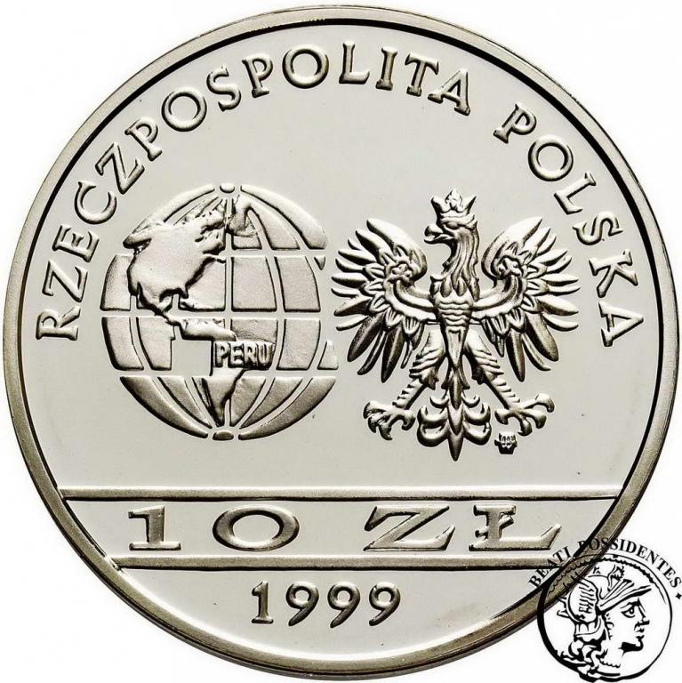 Polska III RP 10 złotych 1999 E. Malinowski st.L