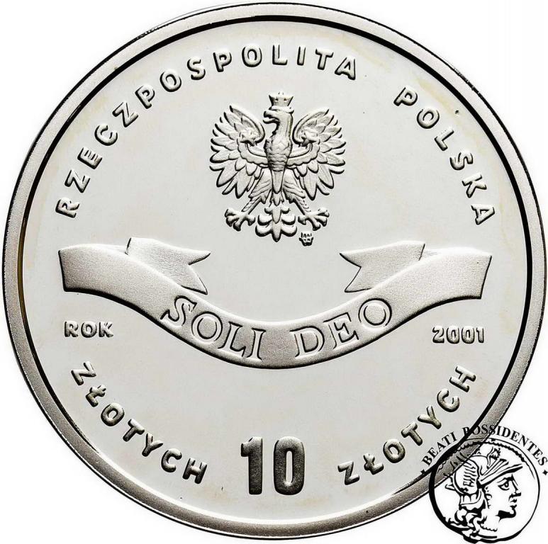 III RP 10 zł 2001 kard. S. Wyszyński st.L