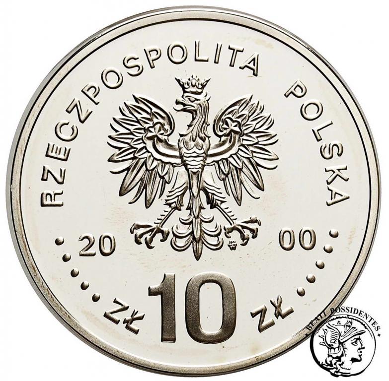 III RP 10 złotych 2000 Jan Kazimierz półp. st. L