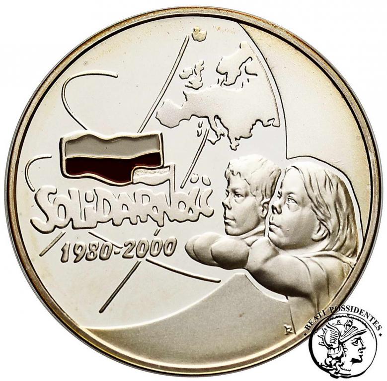 III RP 10 złotych 2000 Solidarność st. L