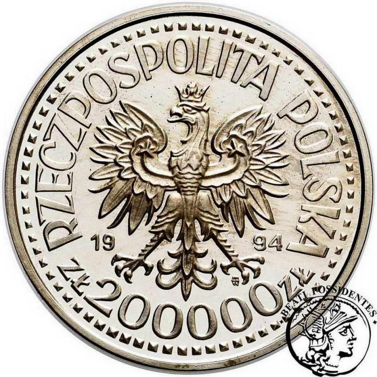 Polska III RP 200 000 zł 1994 Monte Cassino stL/L-