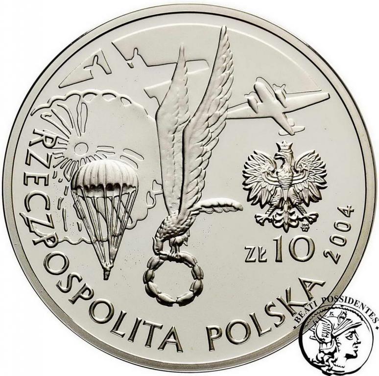 Polska III RP 10 złotych 2004 Sosabowski st. L