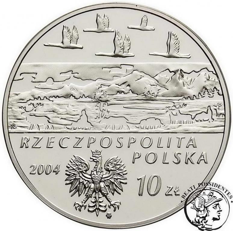 Polska III RP 10 złotych 2004 Czekanowski st. L