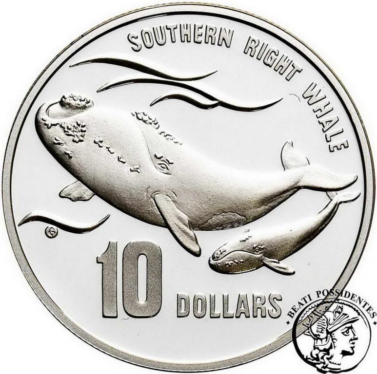 Australia 10 dolarów Waleń 1996 st. L