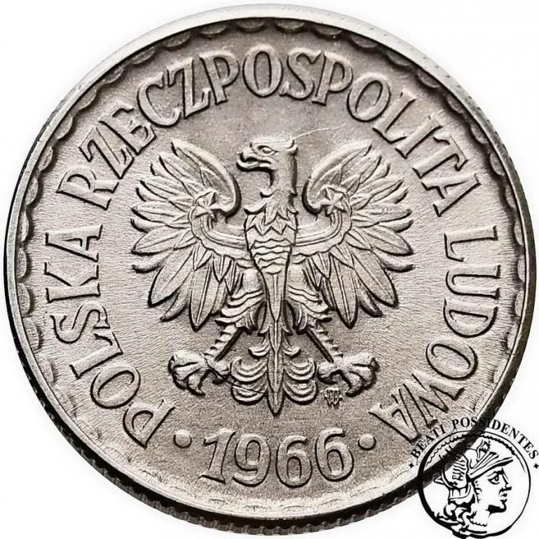 Polska PRL 1 złoty 1966 st. 1/1-