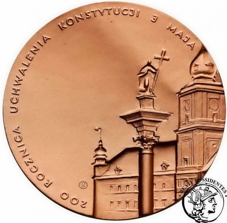 Polska Medal 1991 Jan Paweł II Konstytucja st. 1