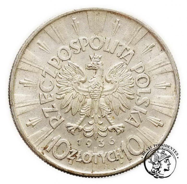 Polska 10 złotych 1936 Piłsudski st. 2