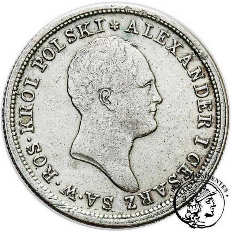 Polska 2 złote 1823 Alexander I st. 2-/3+