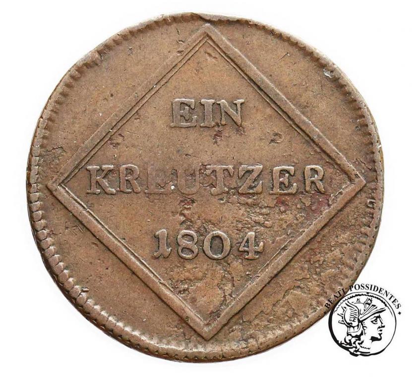 Austria Salzburg 1 Kreuzer 1804 st. 3