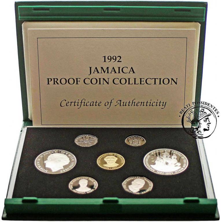 Jamajka zestaw kolekcjonerski 1992 st.L
