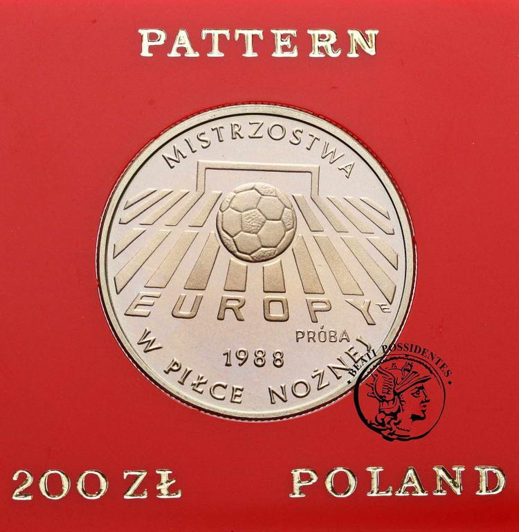 PRÓBA CuNi 200 złotych 1987 Mistrzostwa Europy stL