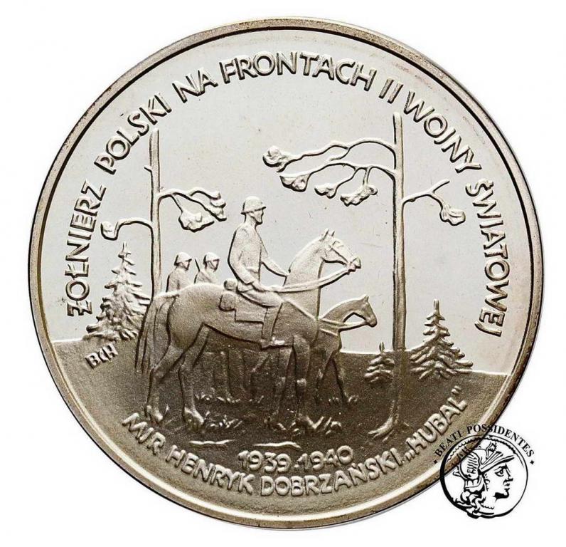 Polska III RP 100 000 złotych 1991 Hubal st.L