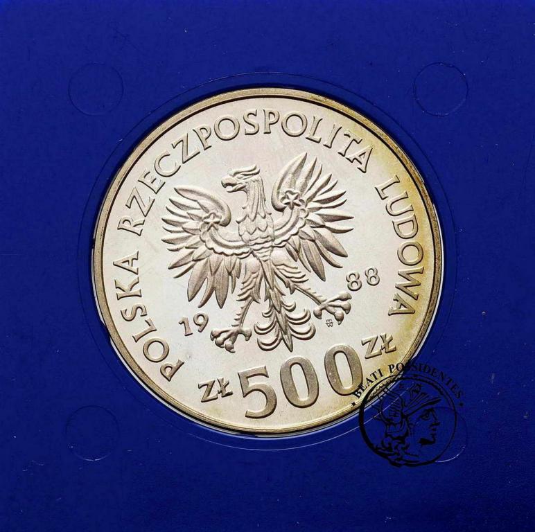 Polska PRL 500 złotych 1988 Jadwiga st. L