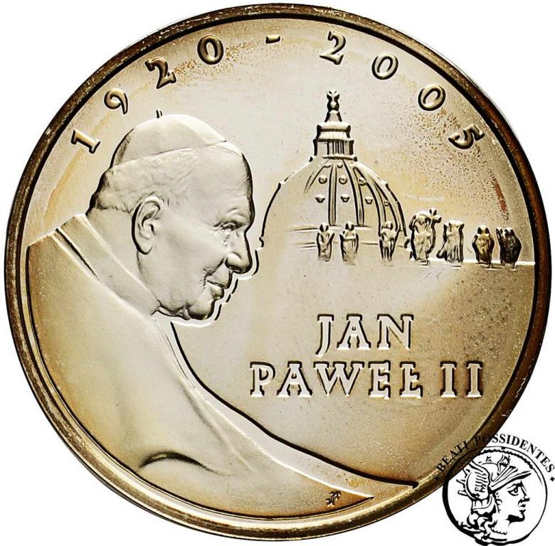 Polska III RP 10 złotych 2005 Jan Paweł II st L/L-