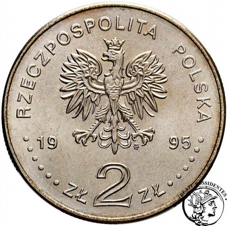Polska III RP 2 złote 1995 Ateny-Atlanta st. 1-