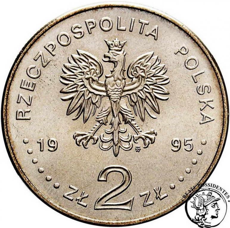 Polska III RP 2 złote 1995 Ateny-Atlanta st. 1-