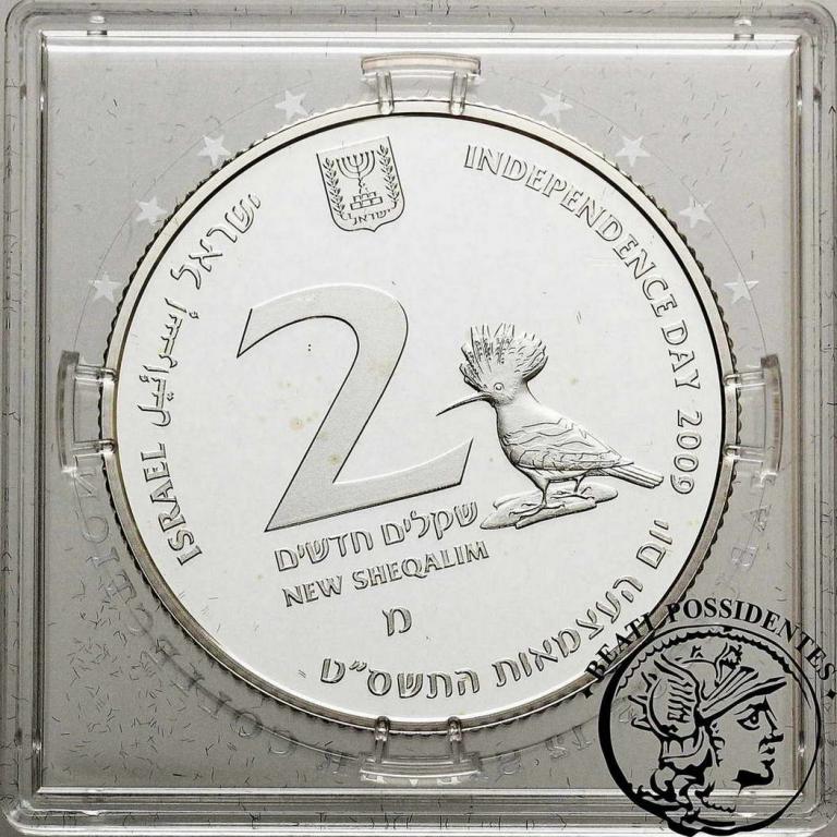 Izrael 2 Szekle 2009 srebro st.L