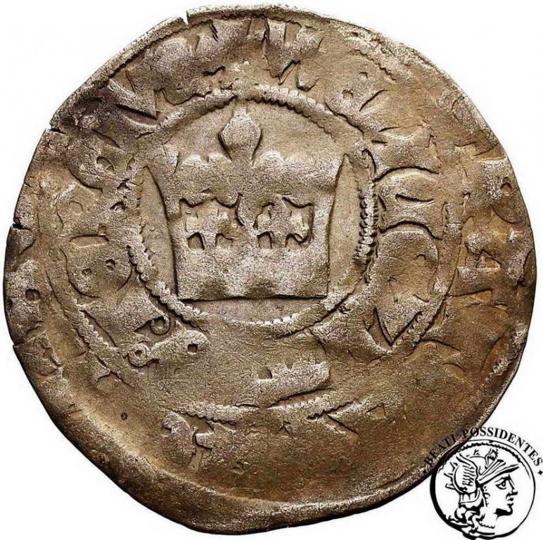 Czechy Wacław IV 1378-1419 grosz praski st. 3-
