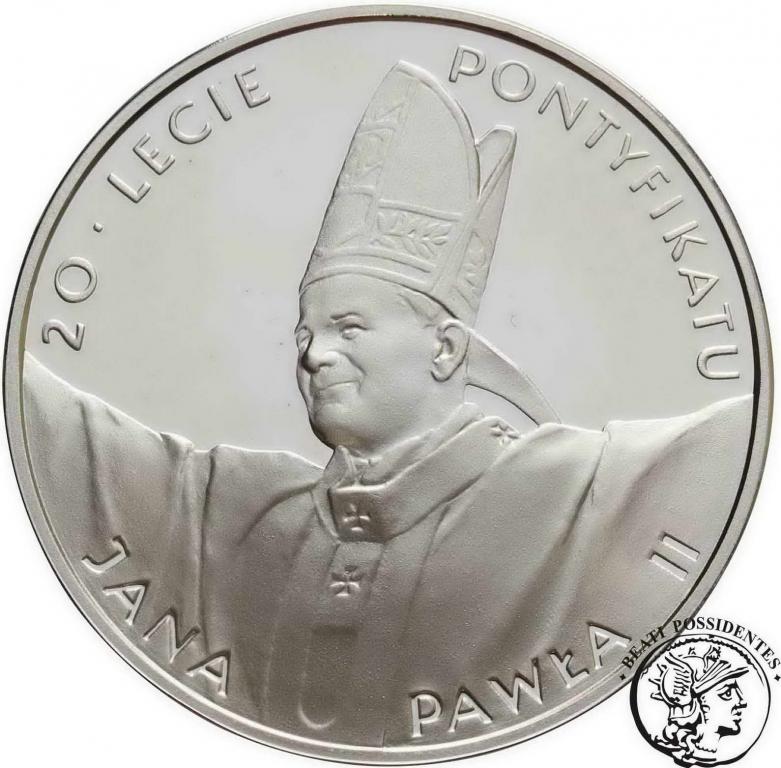 III RP 10 zł Jan Paweł  II Pontyfikat 1998 st. L