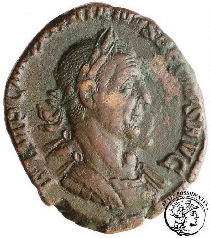 Rzym Trajan Decjusz 249-251 AE-sestercja st. 3