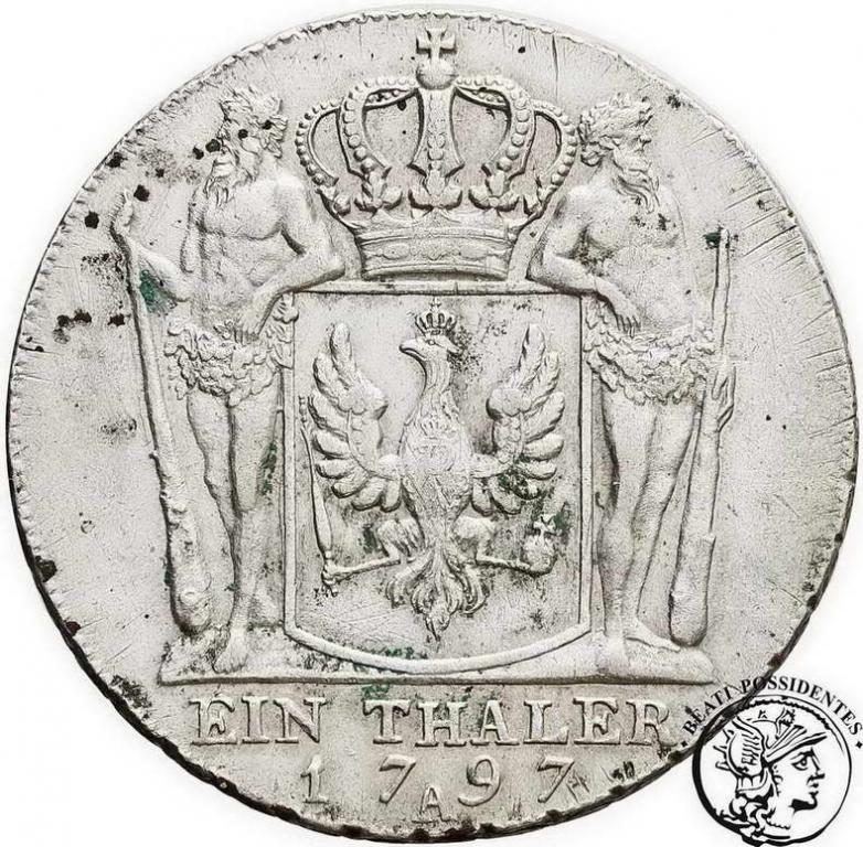 Niemcy Prusy Talar 1797 A Fryderyk Wilhelm st. 3+