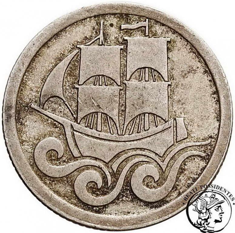 Polska W M Gdańsk 1/2 Guldena 1923 st. 2-