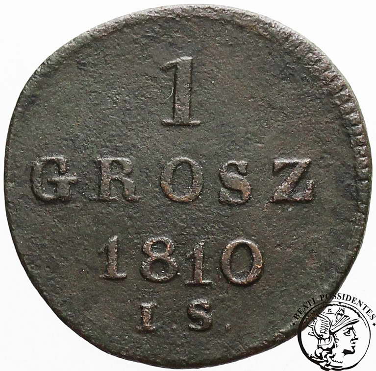 Polska Ks. Warszawskie grosz 1810 st. 3