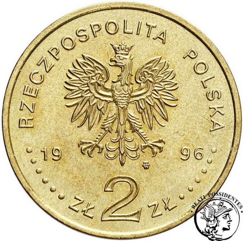 Polska III RP 2 złote 1996 H. Sienkiewicz st.2