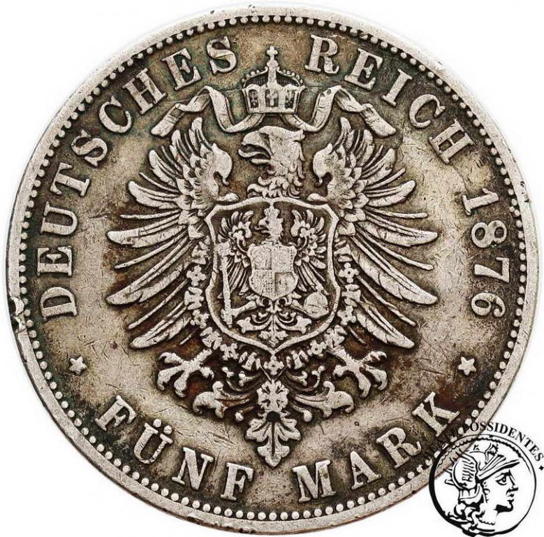 Niemcy Prusy Wilhelm I 1876 C st. 3-