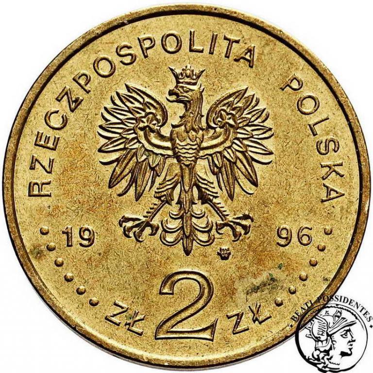 Polska 2 złote 1996 Zygmunt II August st. 2+