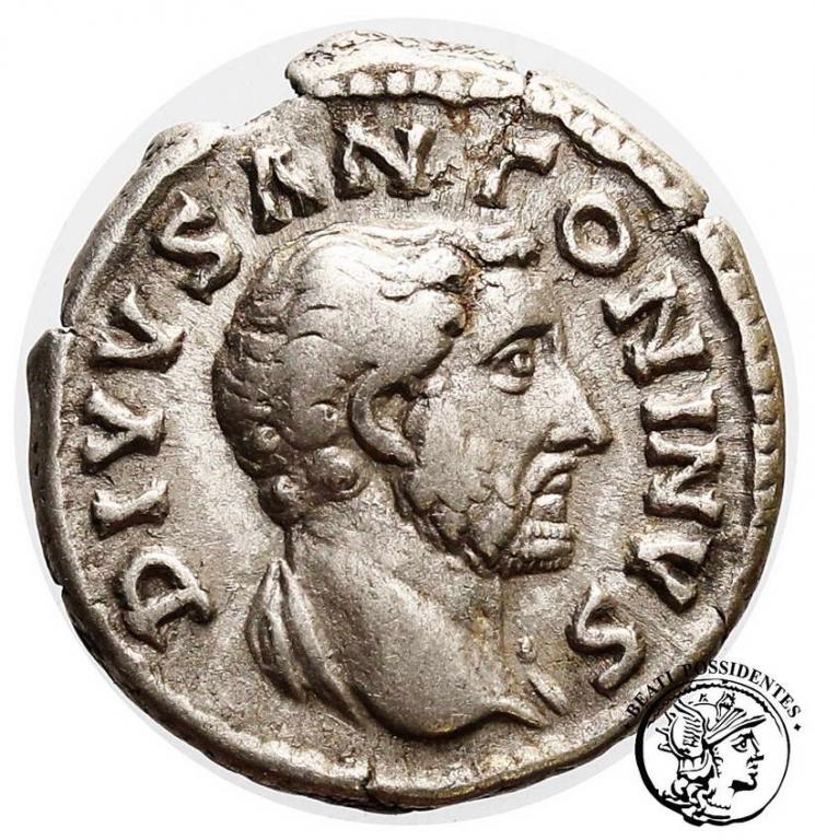 Rzym Antoninus Pius (138-161) AR-Denar st. 3+