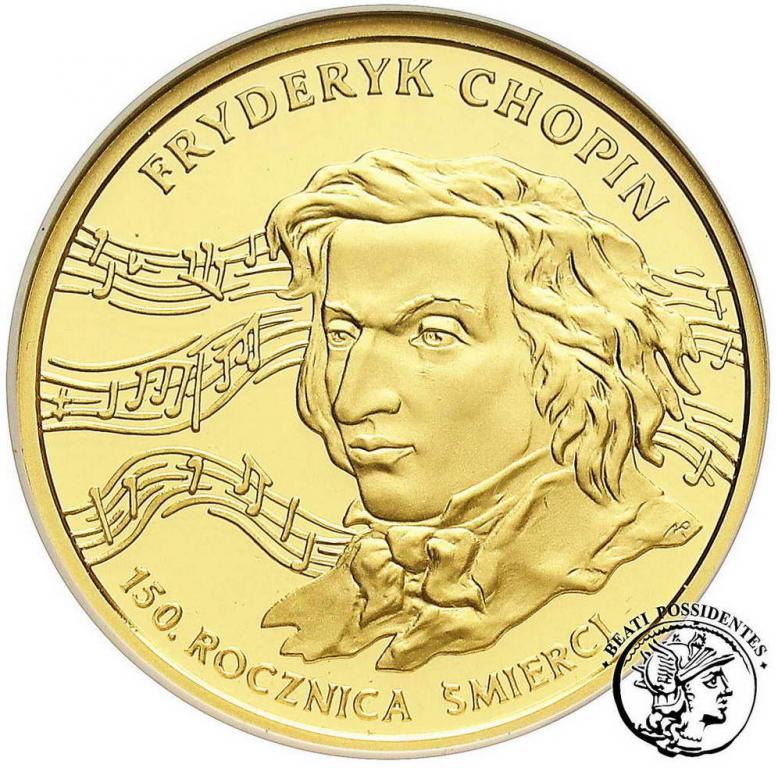III RP 200 złotych 1999 Fryderyk Chopin GCN PR69