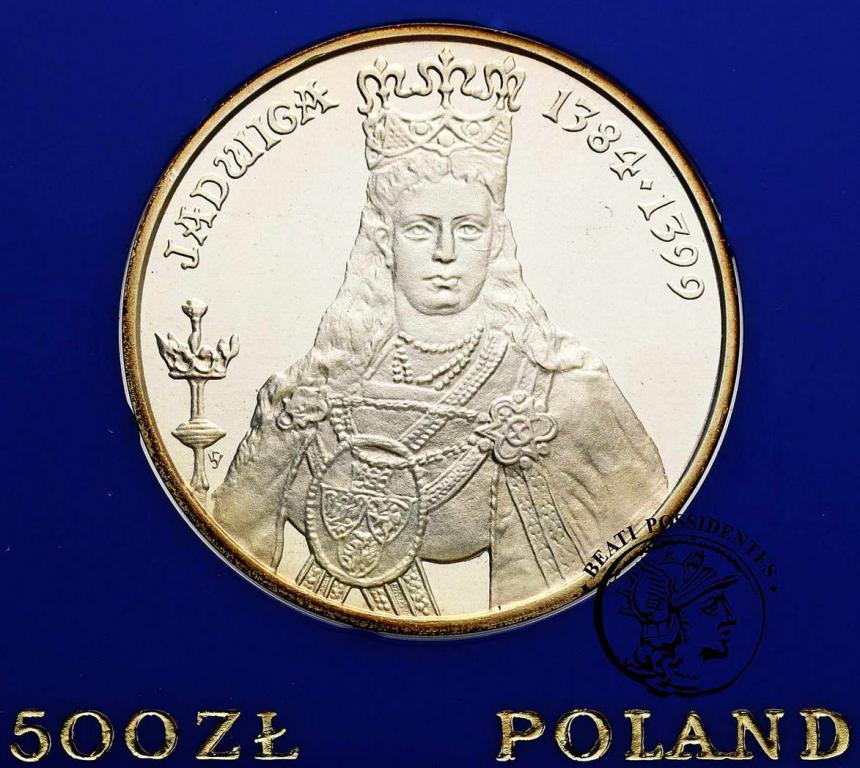Polska PRL 500 złotych 1988 Jadwiga st. L