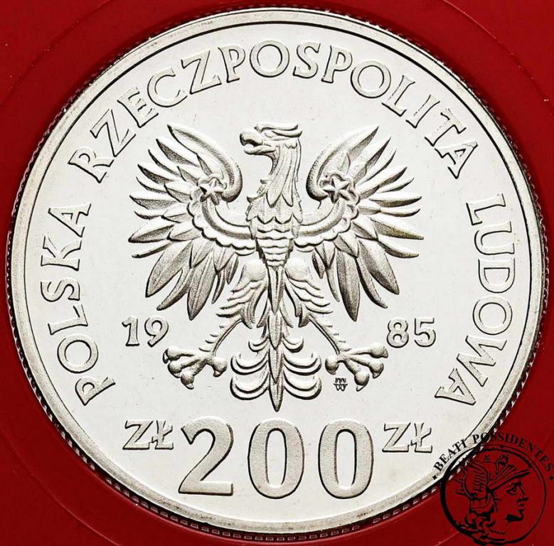 PRL PRÓBA FeNi 200 złotych 1985 Matka Polka st. L