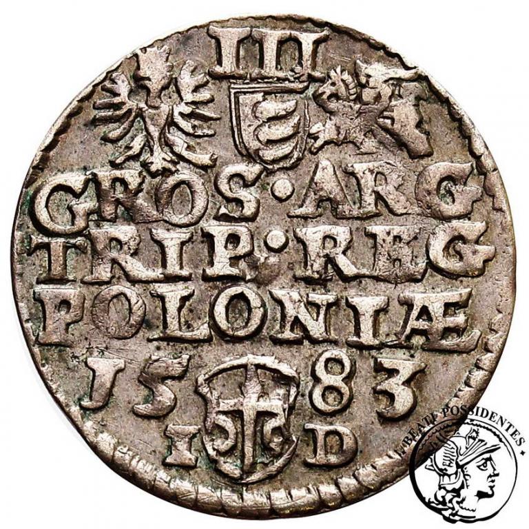 Stefan Batory trojak koronny 1583 Olkusz st. 2