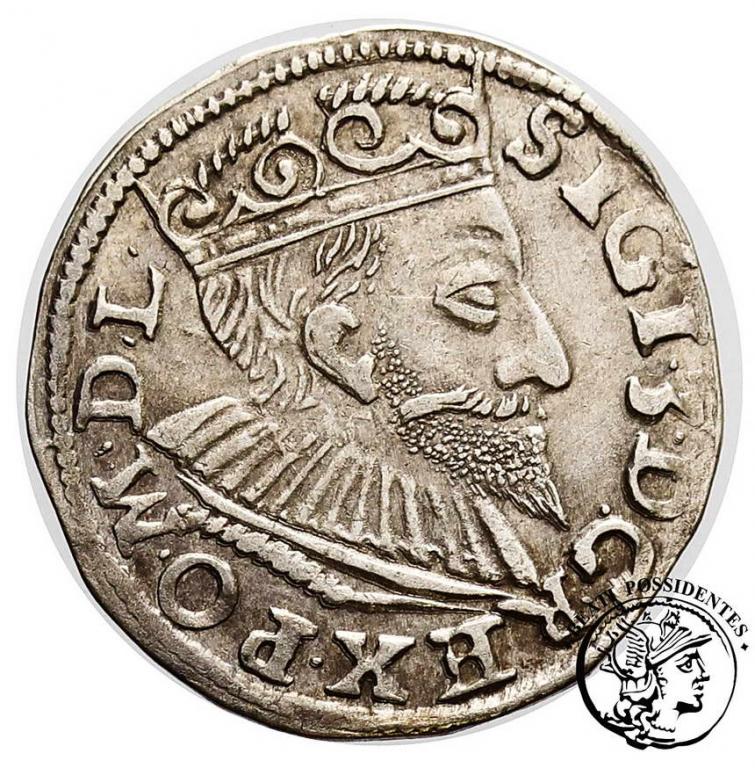 Zygmunt III Waza trojak koronny 1593 Poznań st. 3+