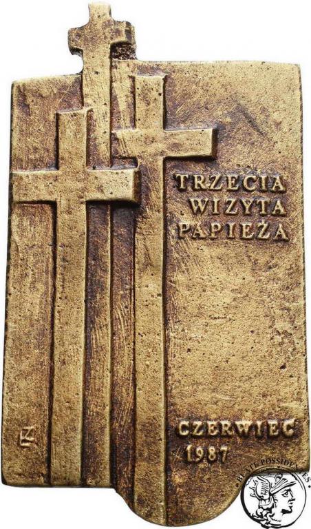Polska Medal Jan Paweł II pielgrzymka 1987 st.1