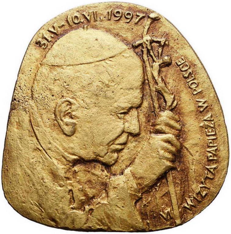 Polska Medal Jan Paweł II pielgrzymka 1997 st.1