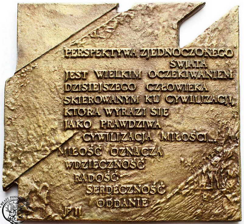 Polska Medal Jan Paweł II medal roczny XXIII st. 1