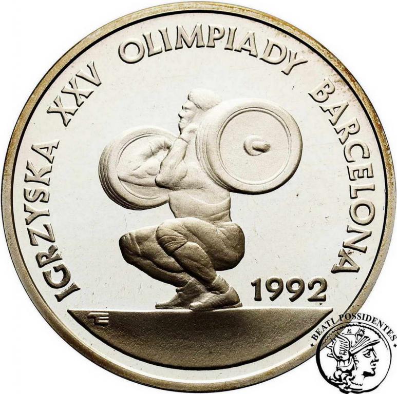 III RP 200 000 złotych 1991 Barcelona Siłacze st.L