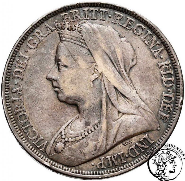 Wielka Brytania 5 Shilling (crown) 1897 st. 3