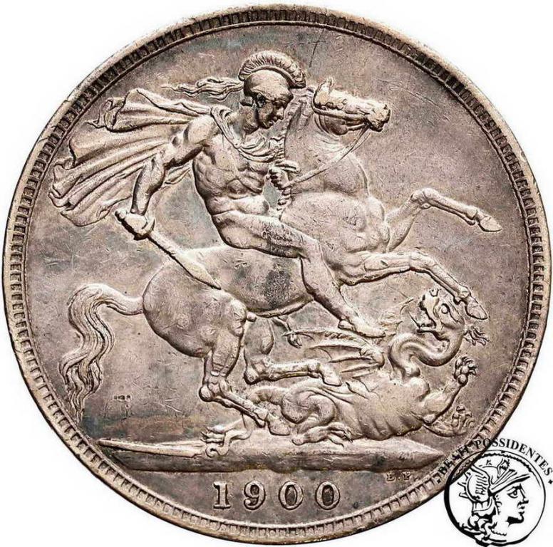 Wielka Brytania 5 Shilling (crown) 1900 st. 3+