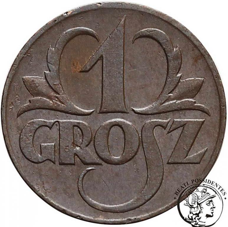 Polska II RP 1 grosz 1923 st. 2-