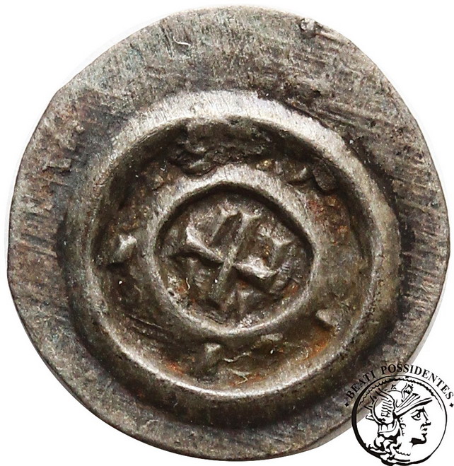 Węgry Średniowiecze Bela 1131-1141 denar st. 3+