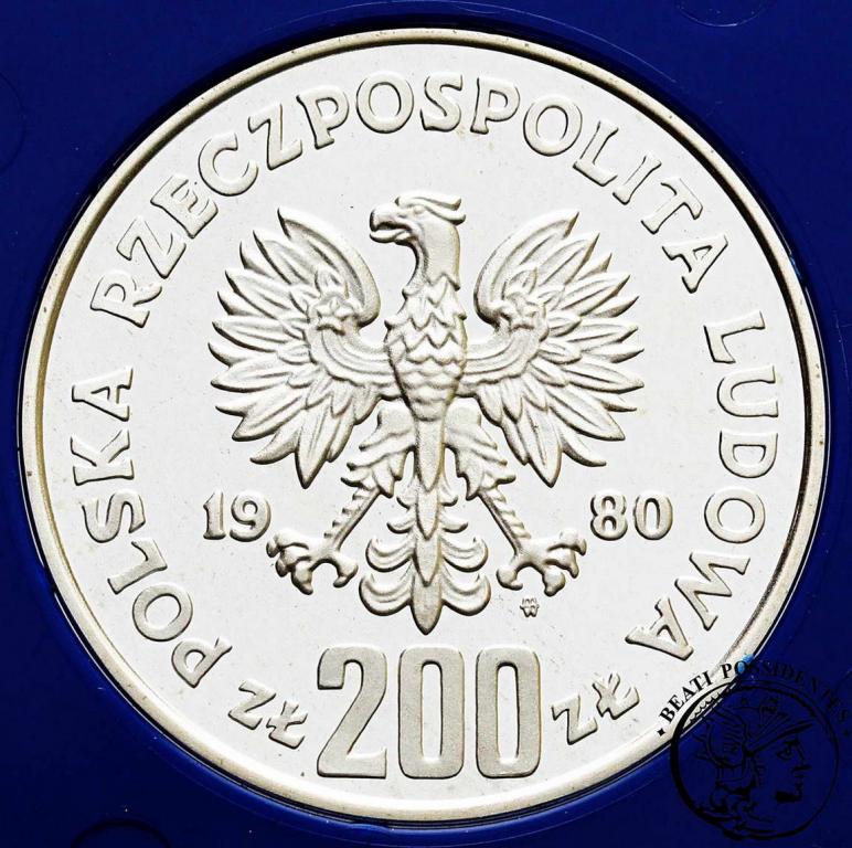 200 złotych 1980 Olimpiada Lake Placid znicz st. L