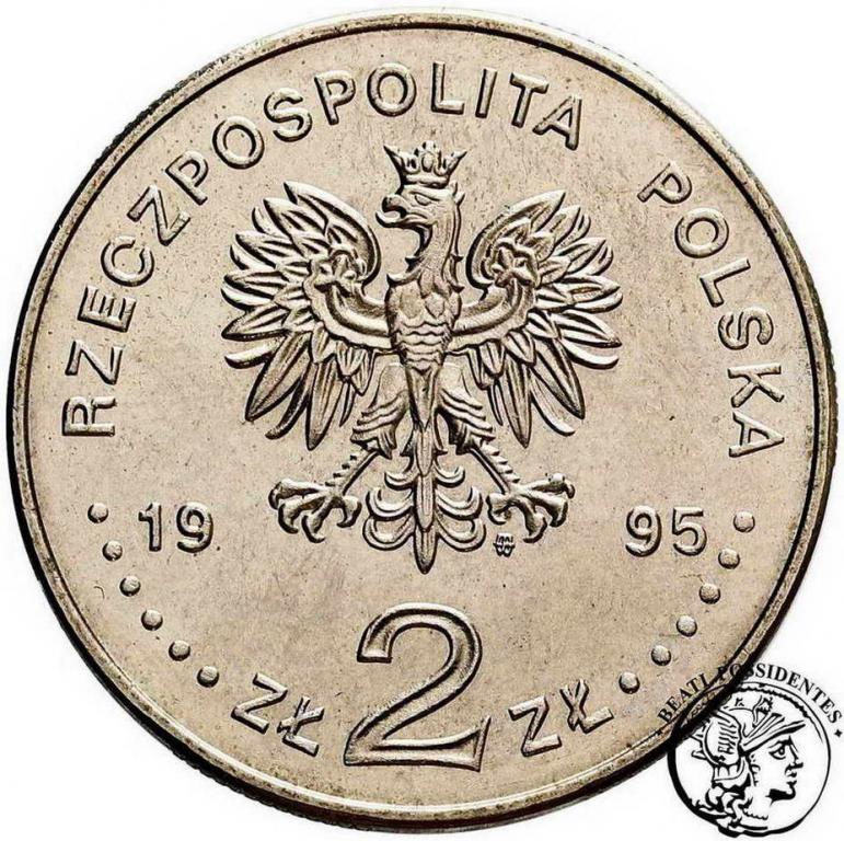 Polska III RP 2 złote 1995 Ateny-Atlanta st.1/1-